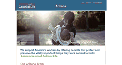 Desktop Screenshot of coloniallifeaz.com